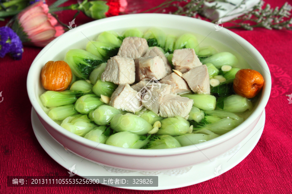雞湯燉奶白菜