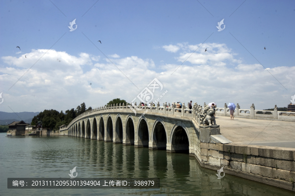 北京頤和園十七孔橋