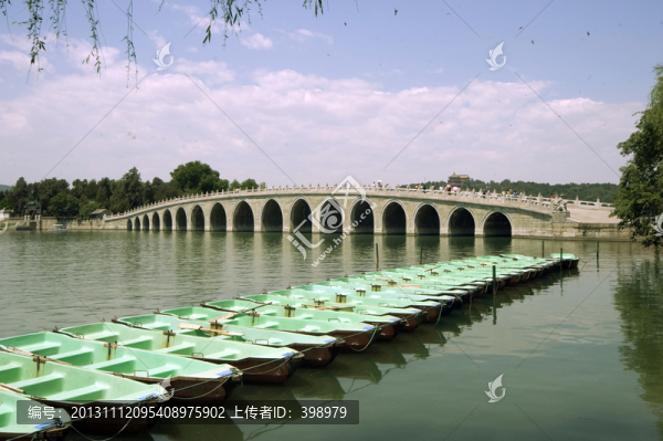 北京頤和園十七孔橋