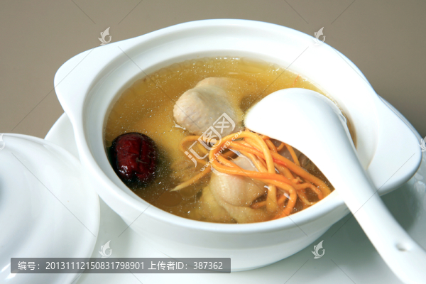 蟲草花水鴨湯