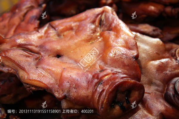 傳統(tǒng)食品臘豬臉