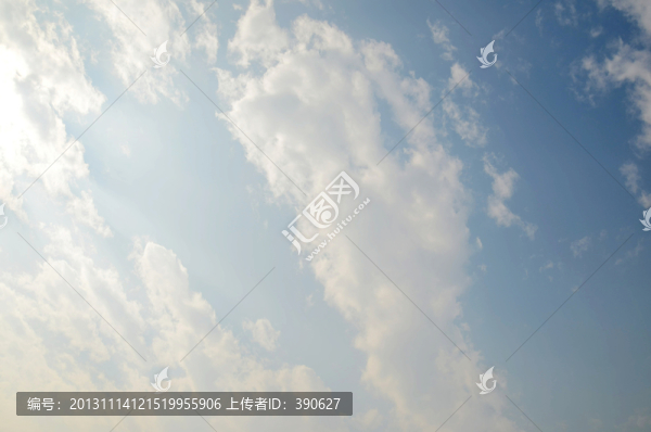 藍天白云