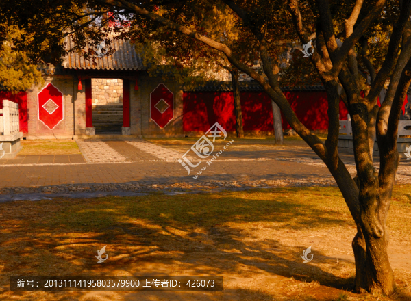安靜的庭院