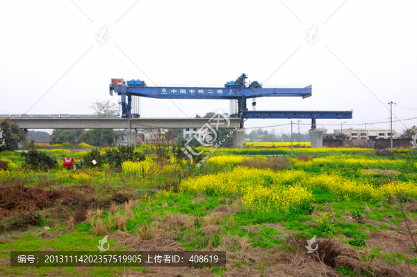 鄉(xiāng)間高鐵修建