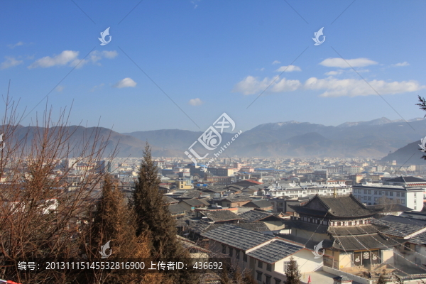麗江城全景