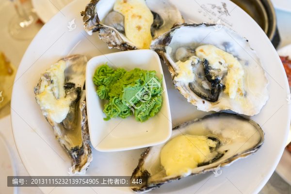 烤牡蠣,烤生蠔