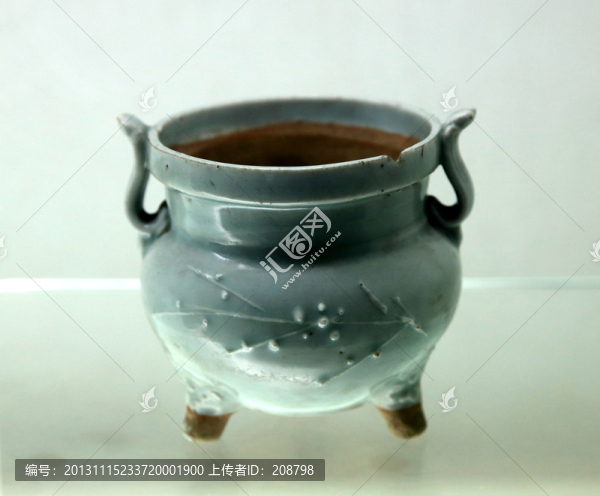 青白瓷香爐,元