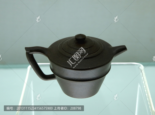 清,陳信卿款桶形壺