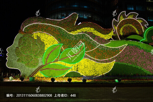 花仙子,立體花壇
