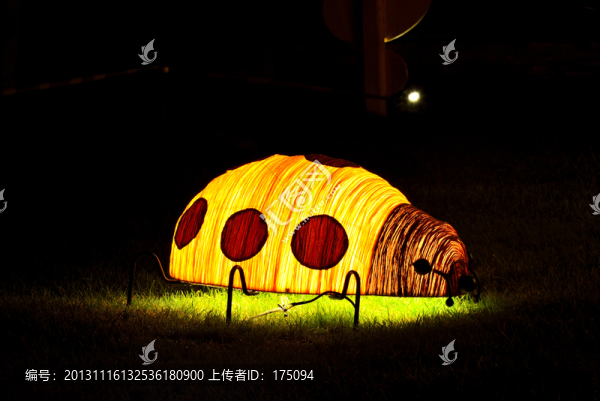 昆蟲花燈