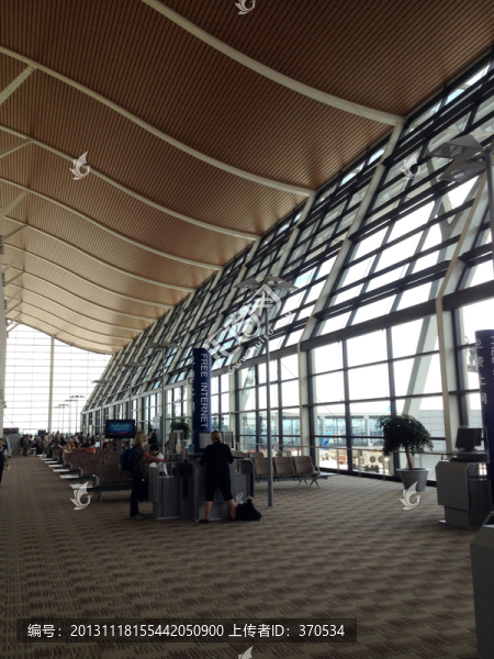 浦東機(jī)場,航站樓,室內(nèi),上海