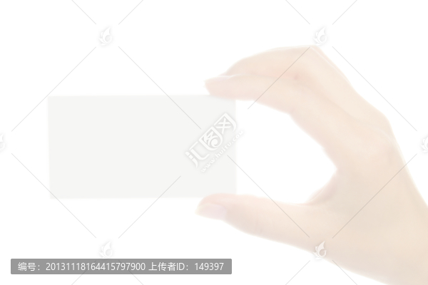 名片手模