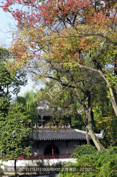 蘇州拙政園秋色