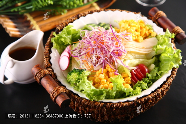 玉米番茄生菜沙拉