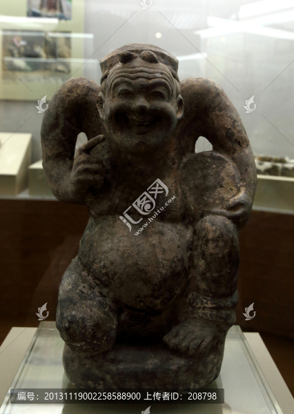 漢,擊鼓說唱俑