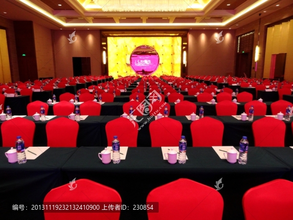 大型會議室內(nèi)景,酒店會議室