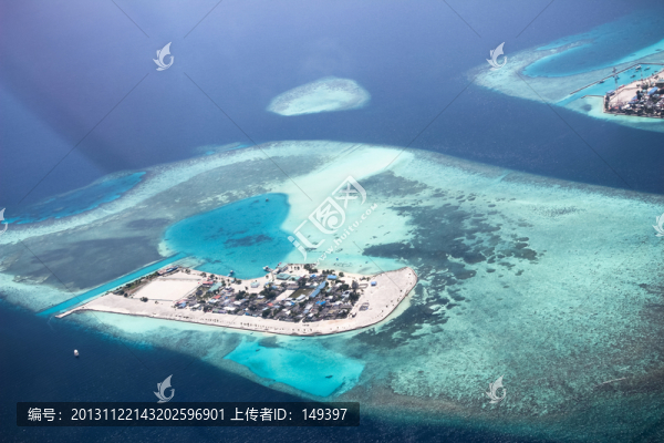 俯瞰馬爾代夫馬累島