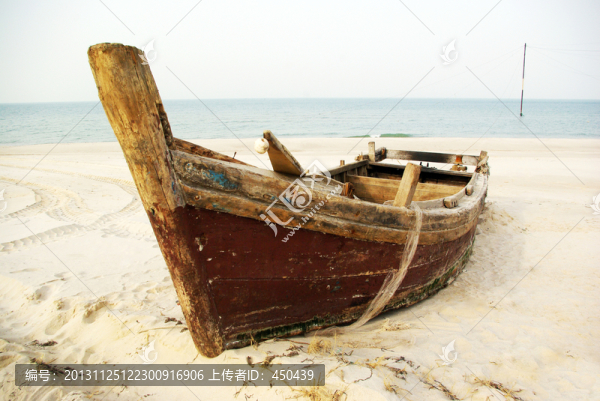 海灘漁船