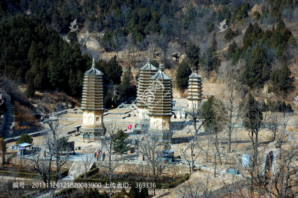 北京昌平銀山塔林
