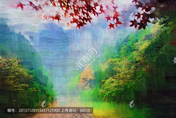 抽象畫,油畫
