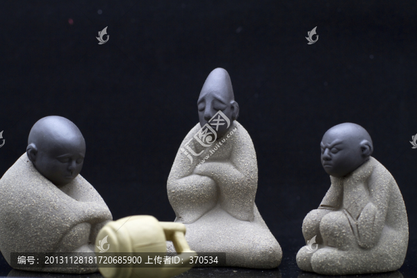 茶寶,茶道,三個(gè)和尚,陶瓷工藝