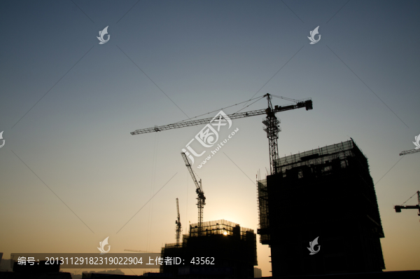 建筑,建設(shè),工地