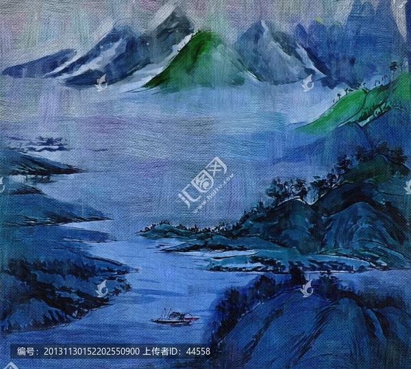 山水畫,抽象畫