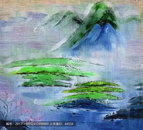 山水畫,抽象畫