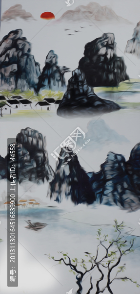 水墨畫,山水畫