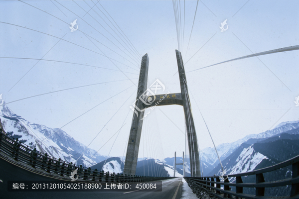 果子溝大橋,冬季天山,冬景