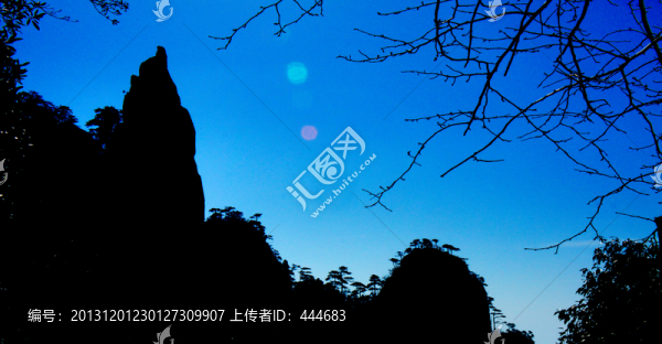 三清山風(fēng)景,剪影