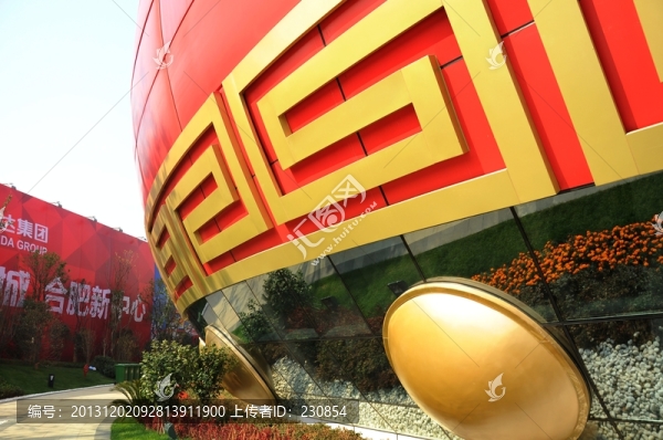 鼓型建筑,中式建筑