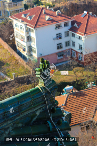 古建重脊,騎鳳仙人TIF高清