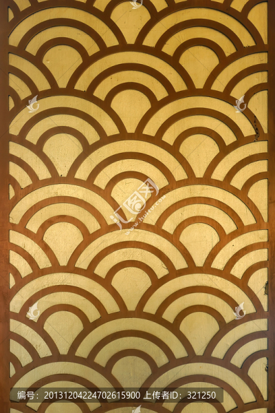 金色雕刻圖案