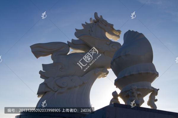防城港龍馬景區(qū),龍馬雕塑