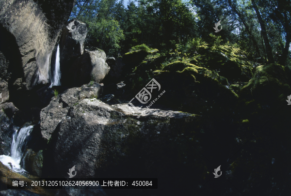 瀑布,神鐘山,可可托海,山泉