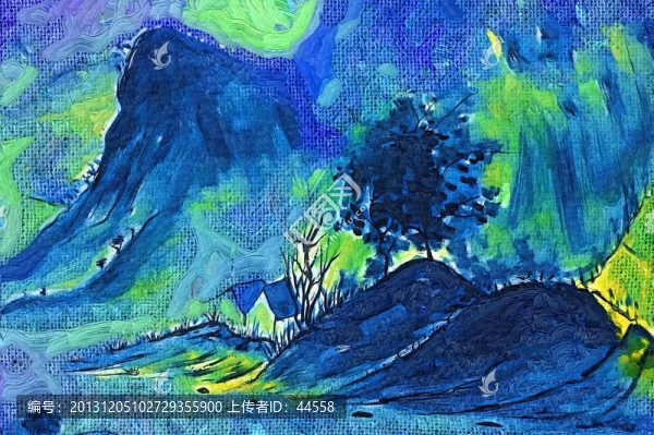 山水畫,抽象畫