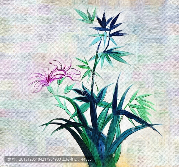 花卉,抽象畫