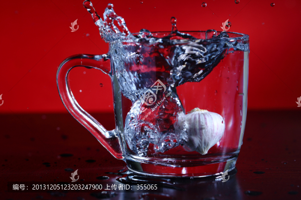 定格水花