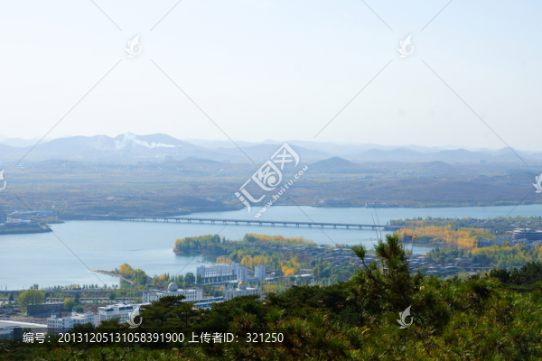 遠(yuǎn)眺跨河大橋