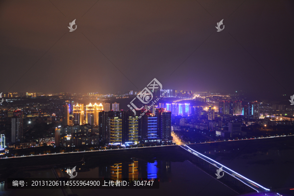 綿陽(yáng)市濱江路夜景