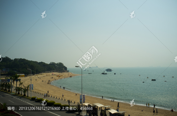 廈大白城沙灘