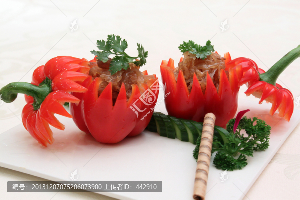 彩椒海蜇頭
