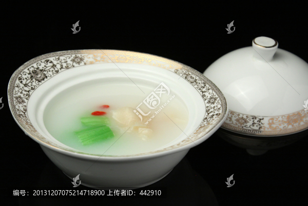 菜苔燉魚唇
