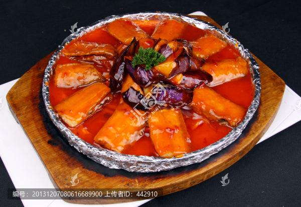 鐵板茄子煎帶魚