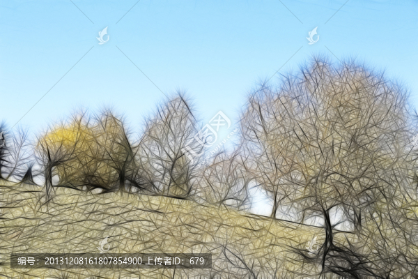 裝飾畫(huà),,線(xiàn)描