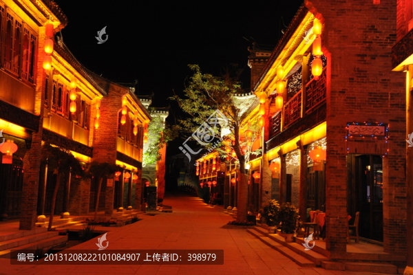 臺兒莊古城夜景