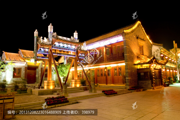 臺兒莊古城夜景