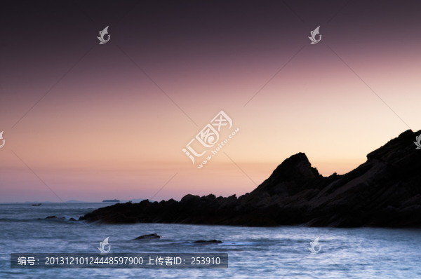 大海暮色