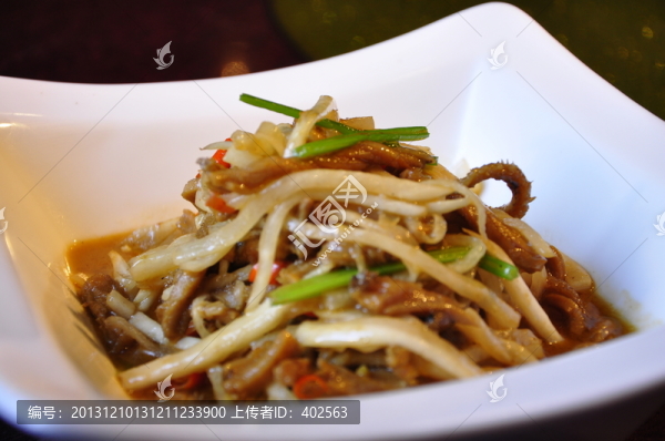 酸蘿卜炒牛肚